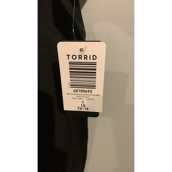 Torrid Keep The Dream Alive Vintage Cotton‎ Crew NWT 1X - Picture 6 of 7